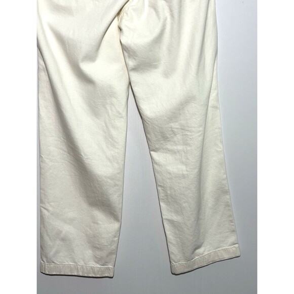 Madewell Patch Pocket Jeans Mens 31 White Ivory Ecru Relaxed Summer Denim New - Picture 16 of 16